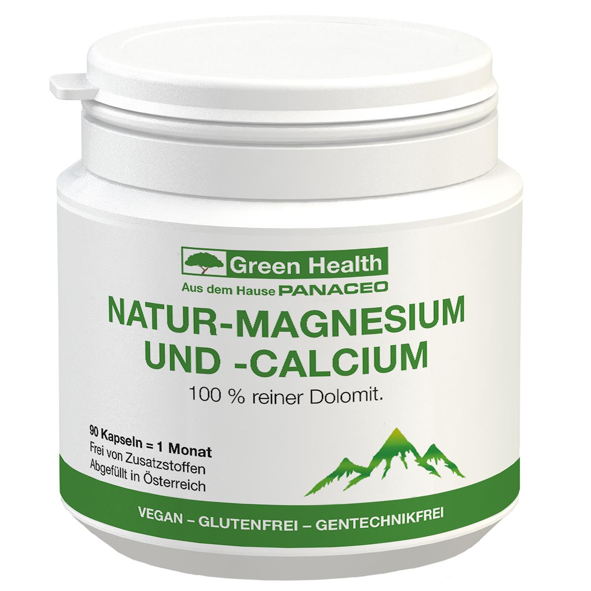 Panaceo Green Health Magnez i Wapń 90 szt.