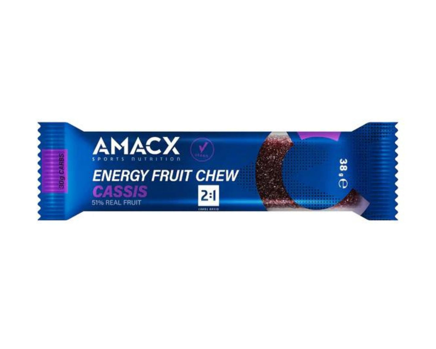 AMACX Energy Fruit Chew Gummiriegel pudełko 12 szt.