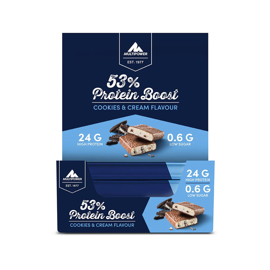Multipower 53 % Protein Boost Tyčinka 20 ks v balení