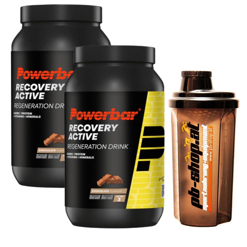 2 PowerBar Recovery Active 1,21kg Puszka + Shaker