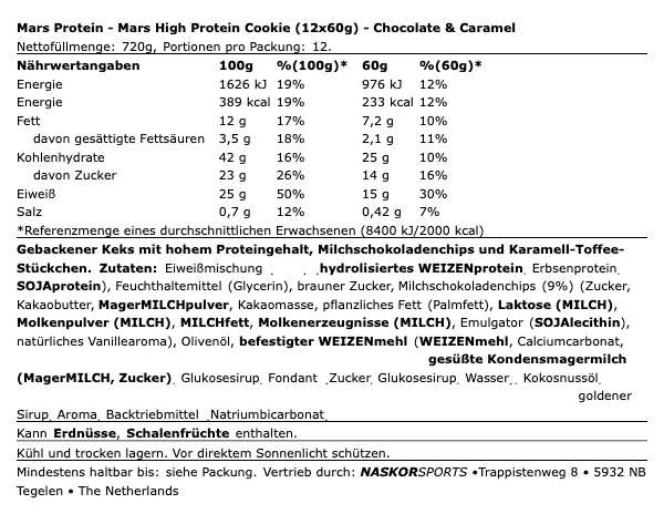 Mars Hi Protein Ciastko