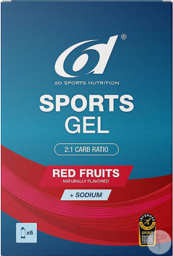 6d Sports Nutrition Nougat Riegel 6er Box