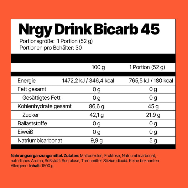 Nduranz Nrgy Drink BICARB 45 1200g