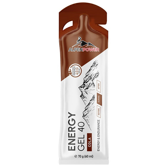 AlpenPower Energy Gel 40 – zestaw 5 sztuk