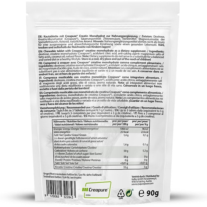 AlpenPower Creatabs Creatin 30 Stk. - Zitrone