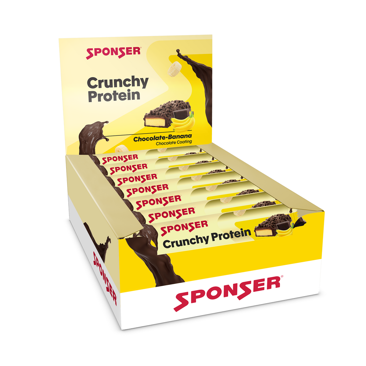 Sponser Crunchy Protein Bar baton białkowy 12 szt.