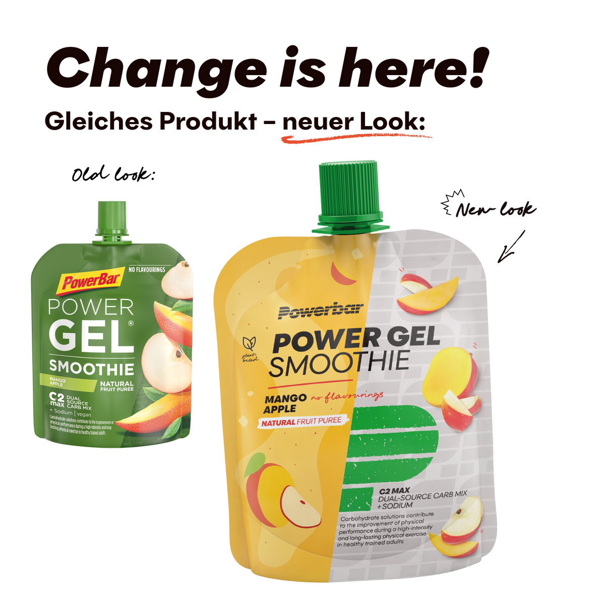 PowerBar Powergel Smoothie Beutel Mango Apple MHD 10-2026