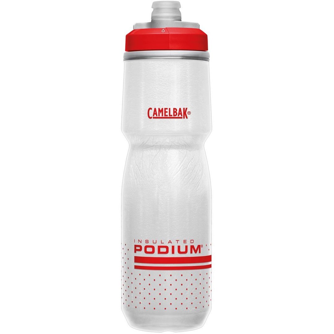 Bidon termiczny CamelBak Podium Chill 710 ml, kolor ognista czerwień/biały