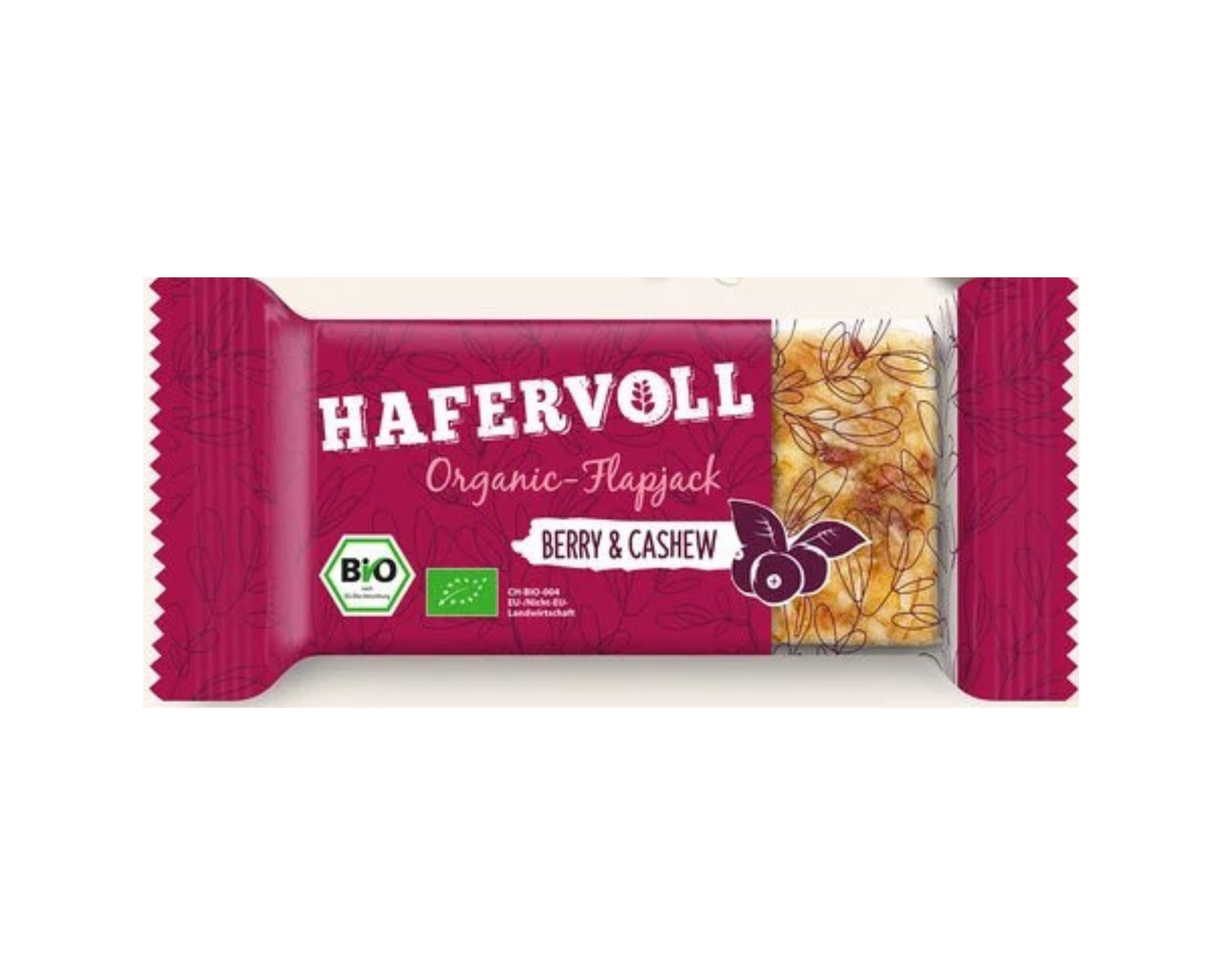 Hafervoll Organic Flapjack Riegel