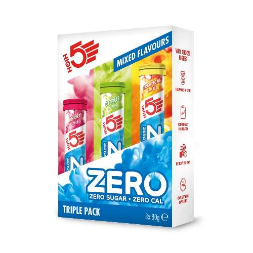 High5 Zero potrójny zestaw 3 x 20 tabletek musujących
