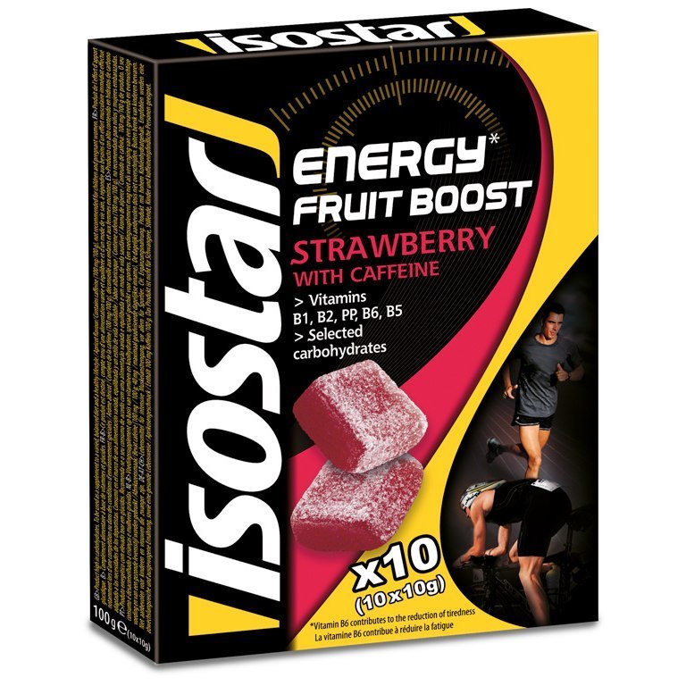 Isostar High Energy Fruit Boost Strawberry, 10 x 10 g