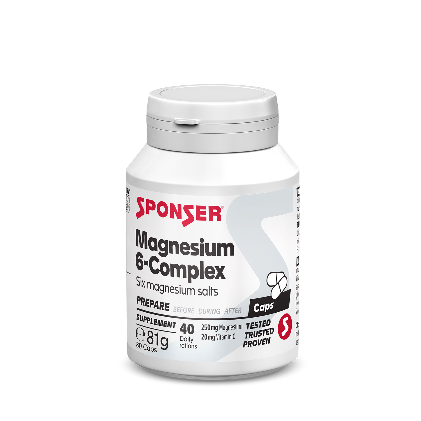 Sponser Magnesium 6-Complex 80 Kapsułek