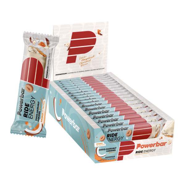 Pudełko prętów PowerBar Ride zawierające 18 szt