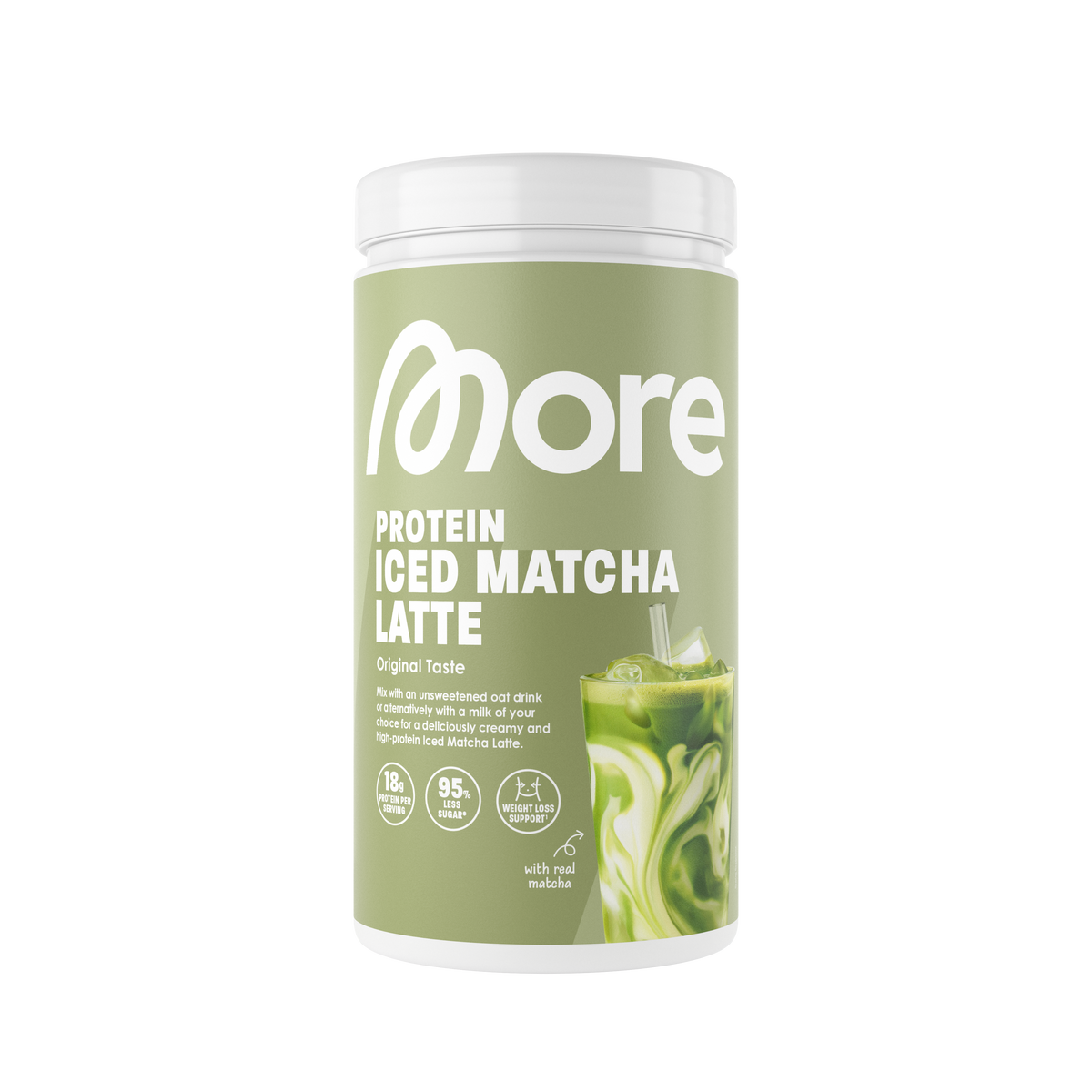 More Nutrition Protein Iced Matcha 500g