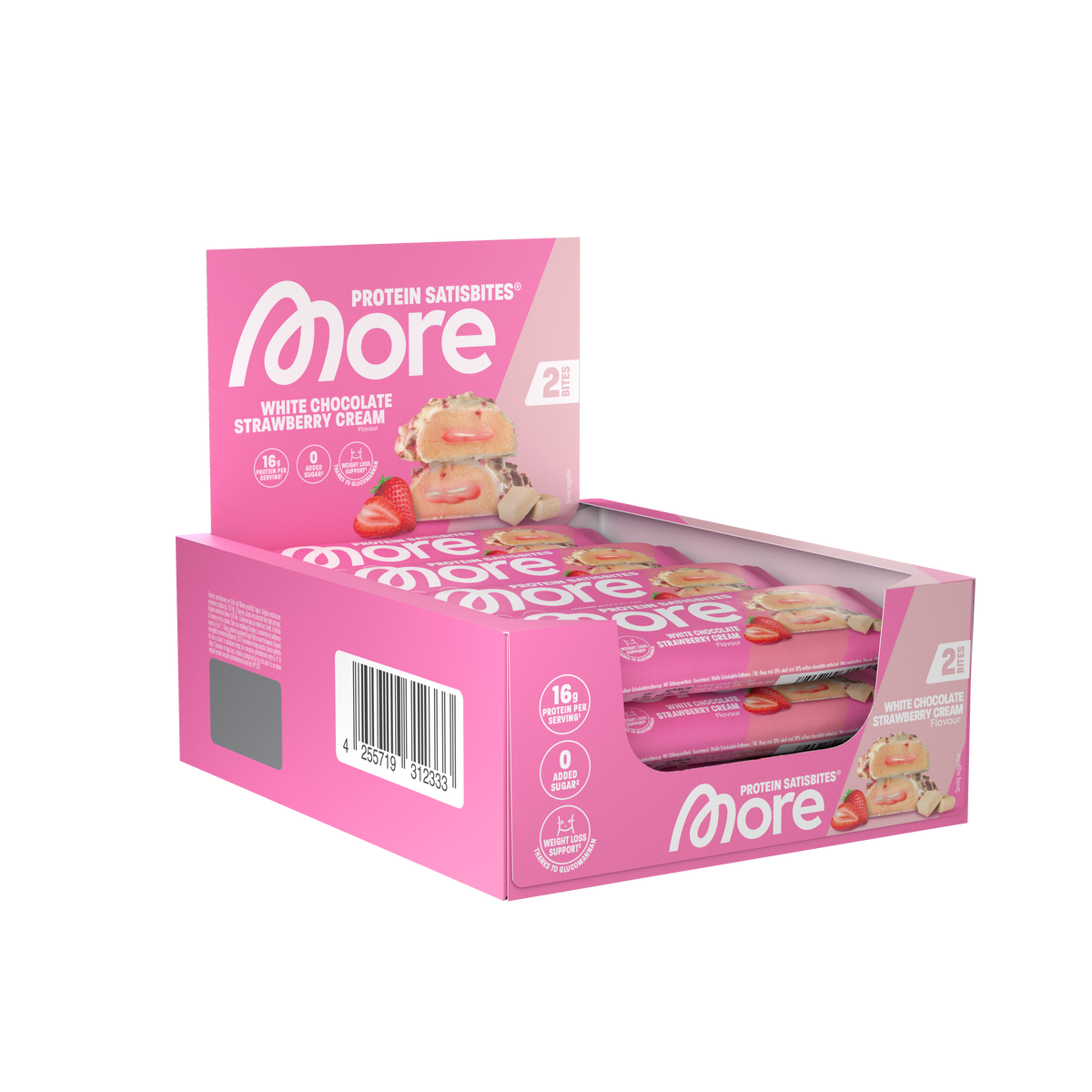 More Nutrition More Protein Satisbites Tyčinka, box 12 ks