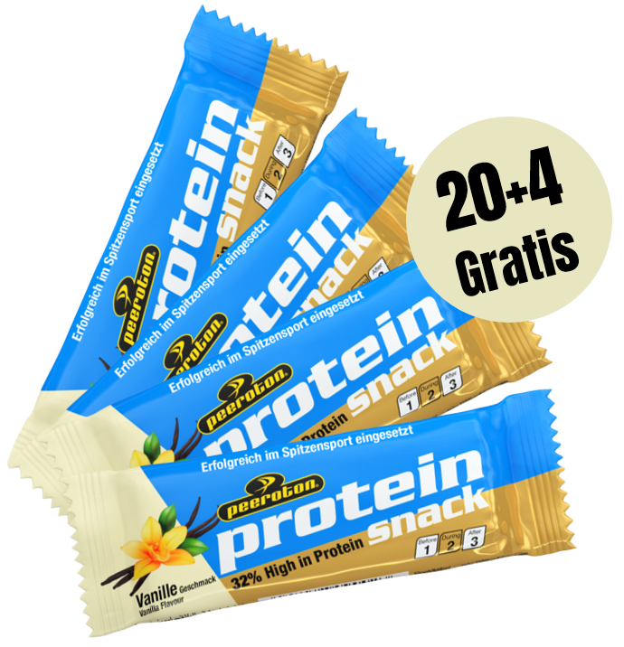 Peeroton Protein Snack Riegel 20 + 4 Aktion