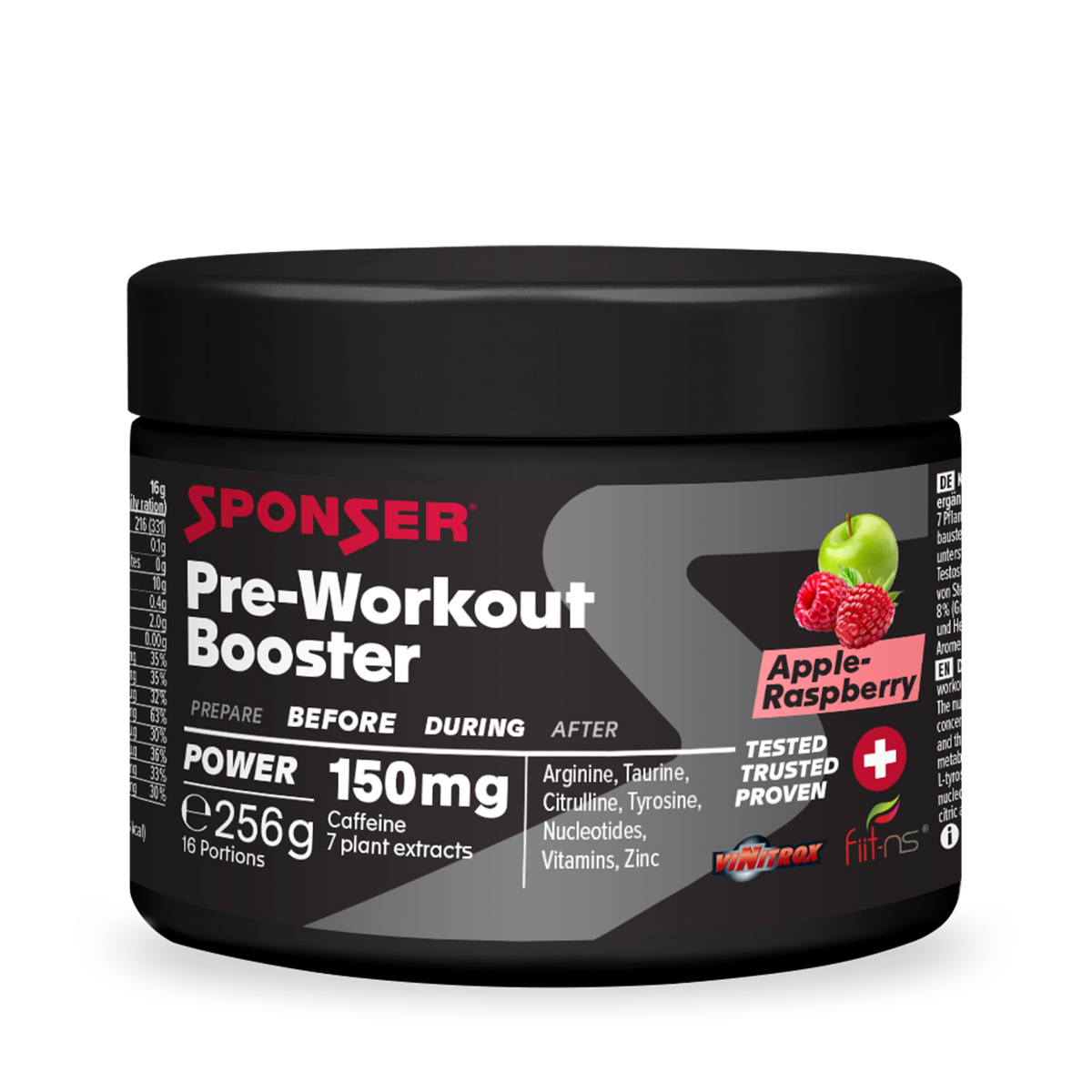 Sponser Pre Workout Booster 256 g puszka
