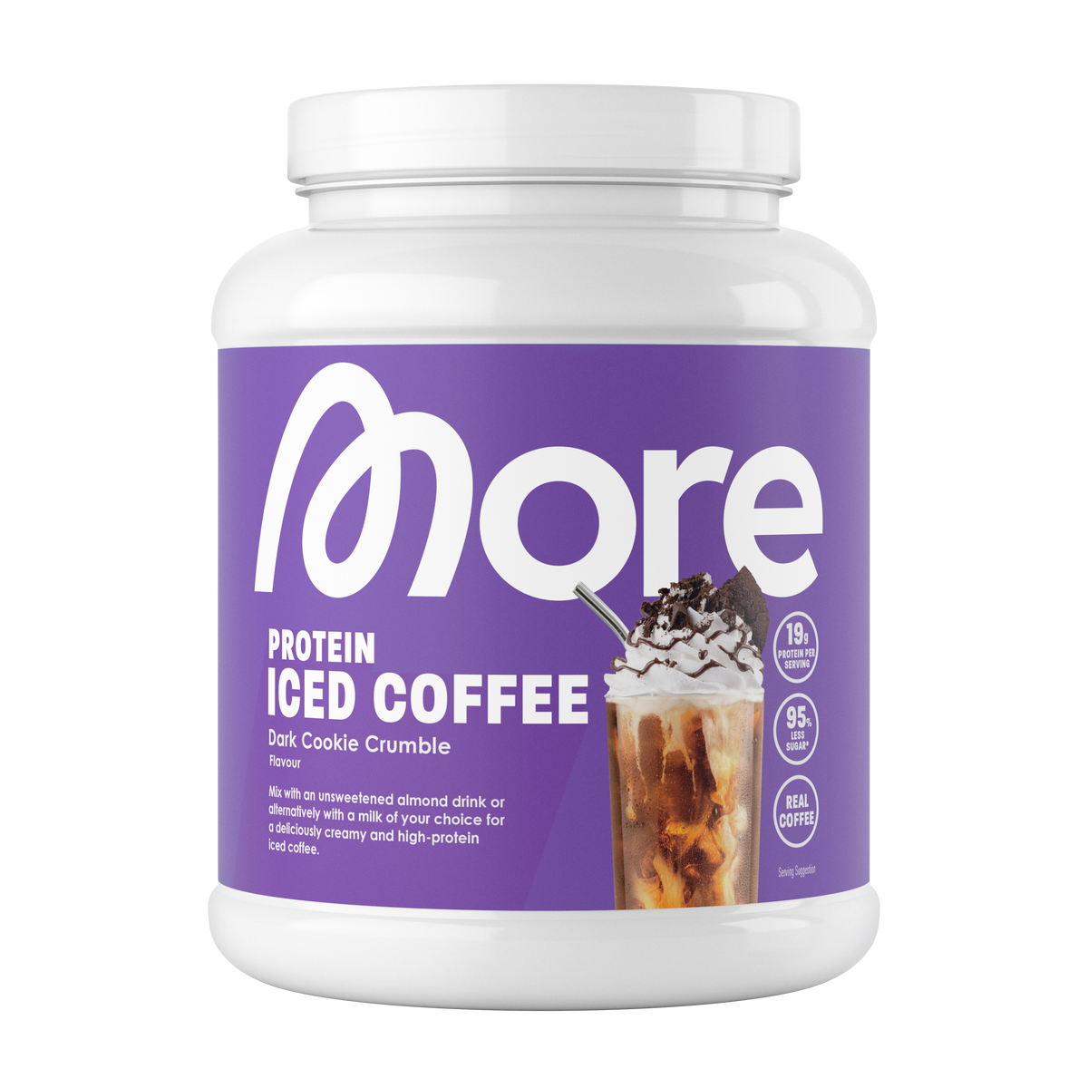 More Nutrition Protein Iced Coffee 500g Dark Cookie Crumble -USZKODZONY!!!