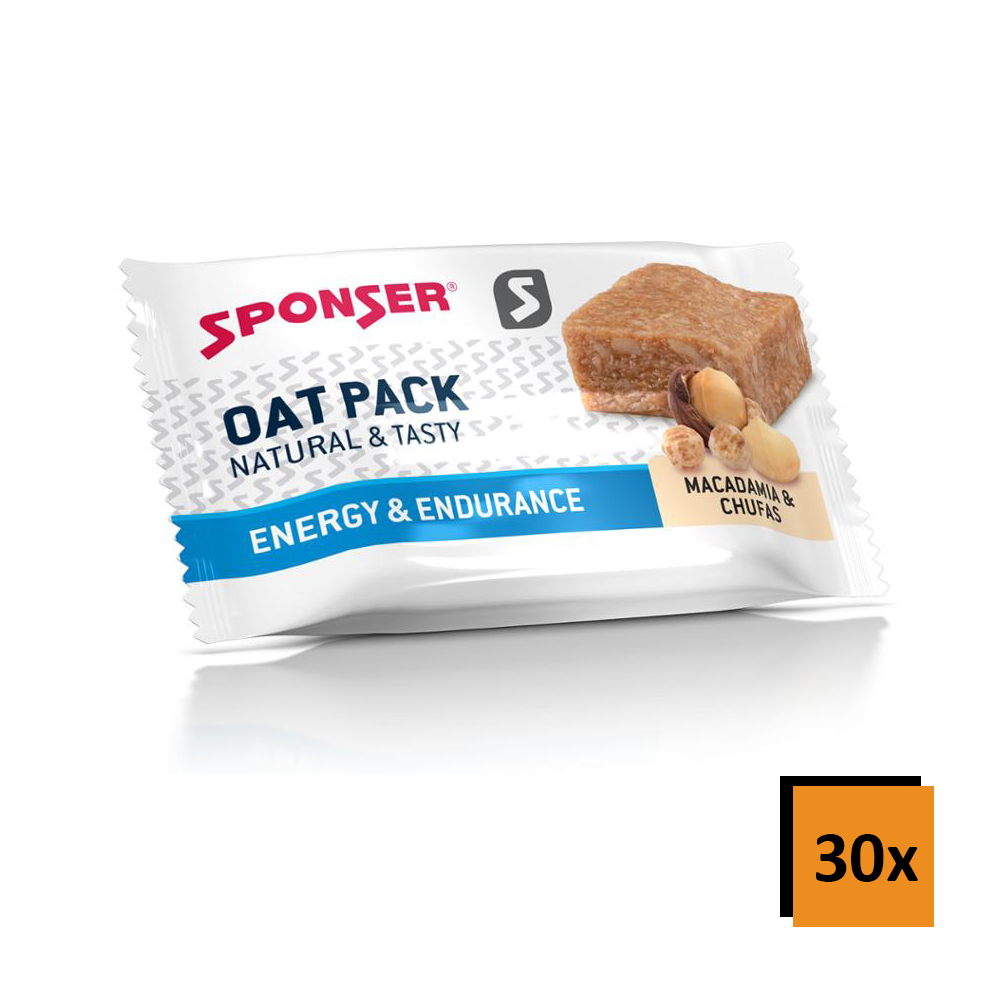 Sponser Oat Pack Macadamia batoniki, pudełko 30 szt.