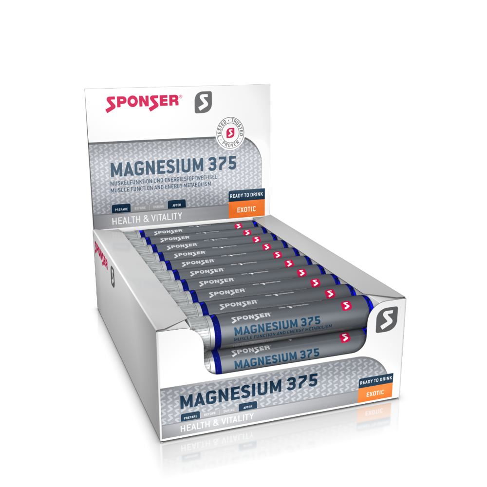 Sponser Magnesium 375 ampuliek, balenie po 30 ks
