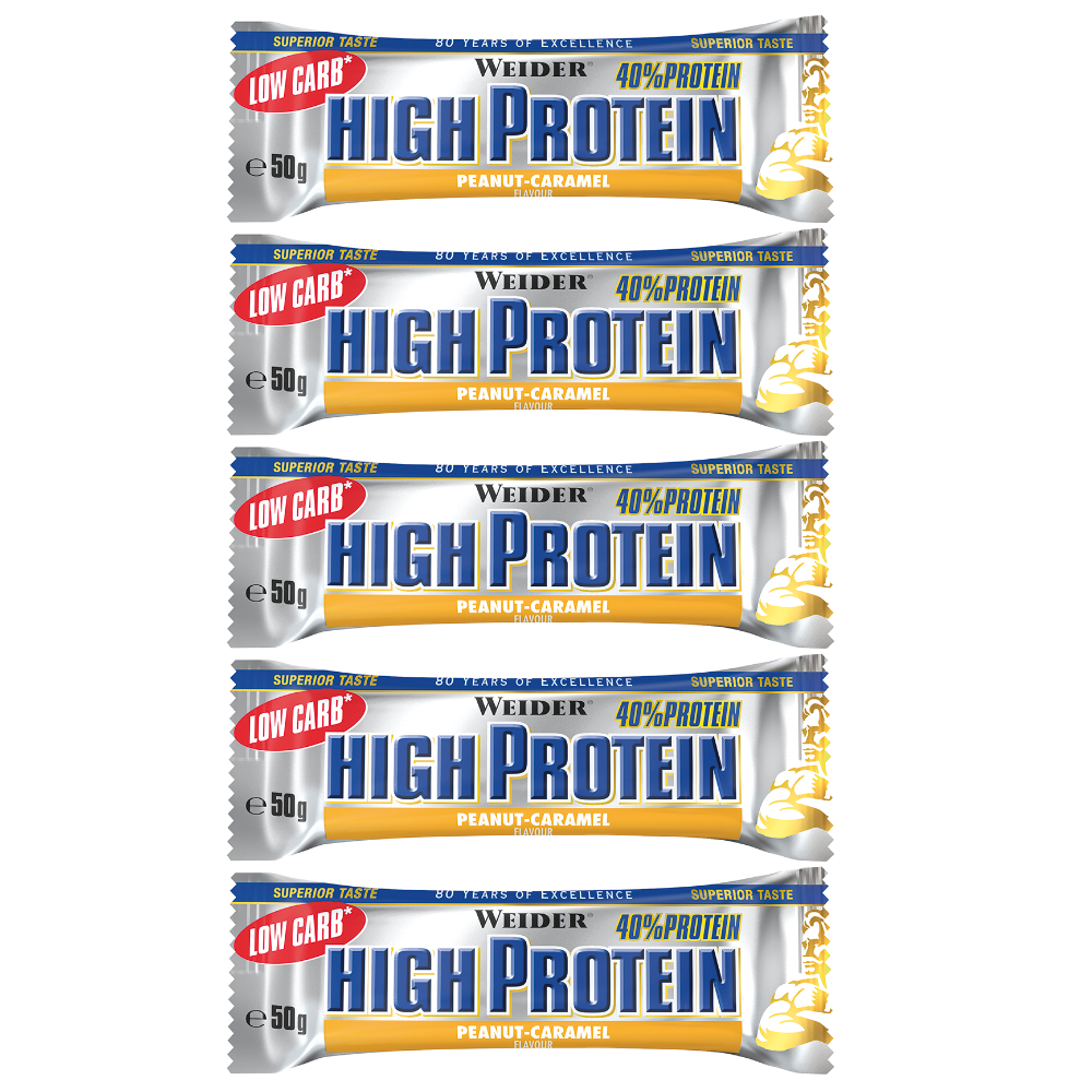 Weider 40% Low Carb High Protein Bar baton proteinowy 5 sztuk