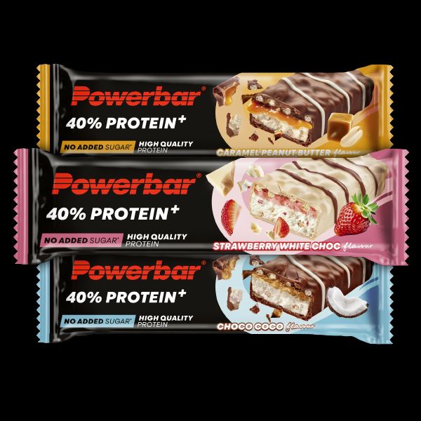 PowerBar 40% Protein+Crisp Riegel 12er Box
