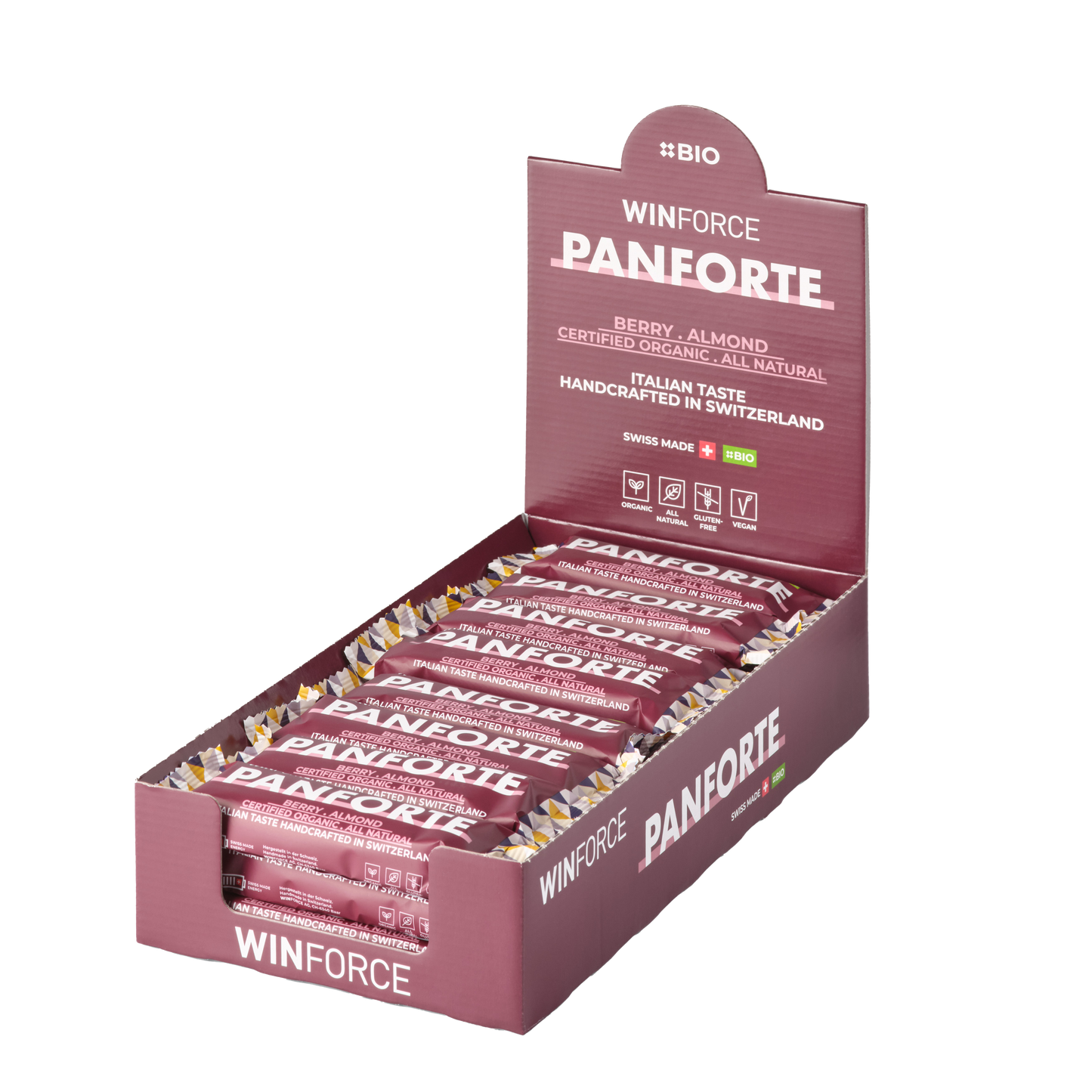 Winforce Panforte Bio Mandelriegel 24er Box