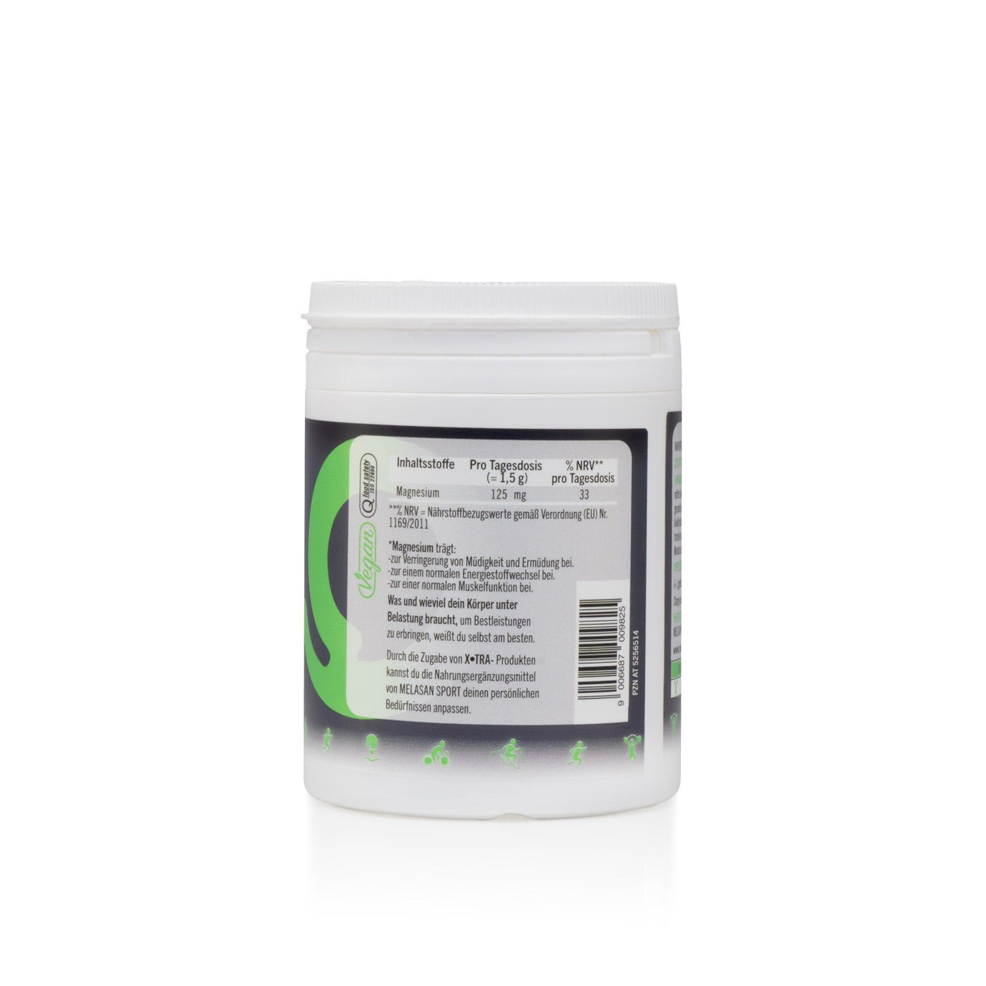 Melasan Magnesium Citrat add plus 110g Dose