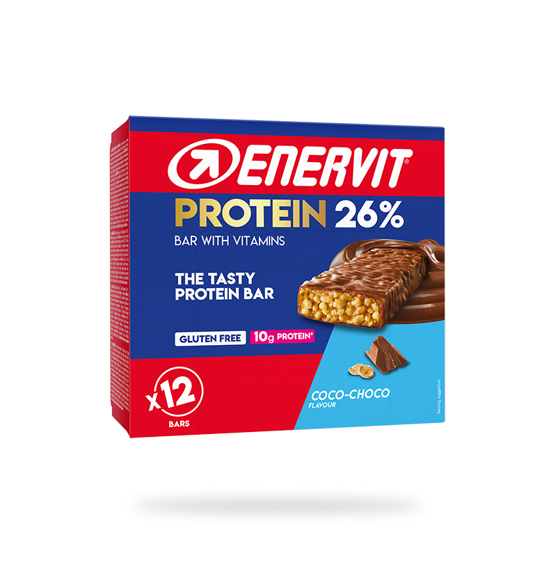 Enervit Protein 26% Riegel 40g 12er Box Coco-Choco MHD 11-2026