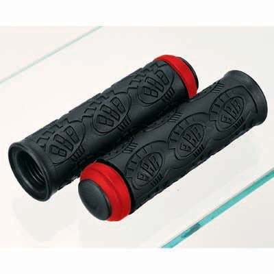 Chwyty MTB 125mm czarno-czerwone