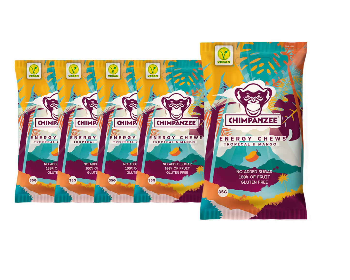Chimpanzee Energy Chews 5-pak