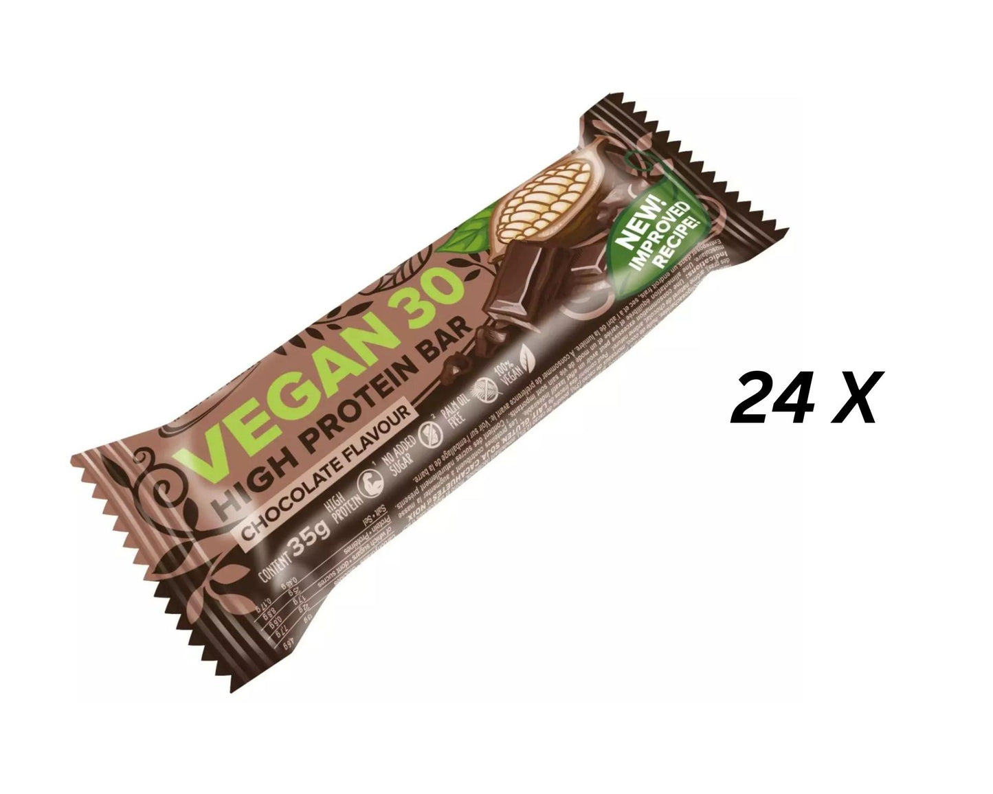 IronMaxx Vegan 30 High Protein baton białkowy – 24 batony w opakowaniu