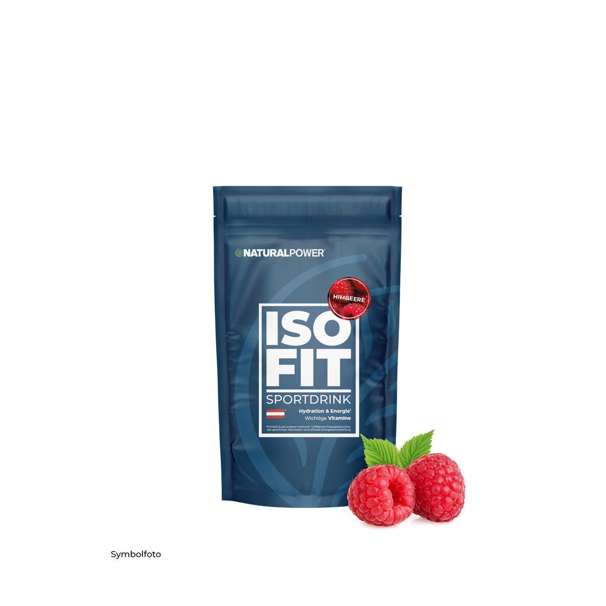 Natural Power Iso Fit 400g Pulver Himbeere MHD 11-2026