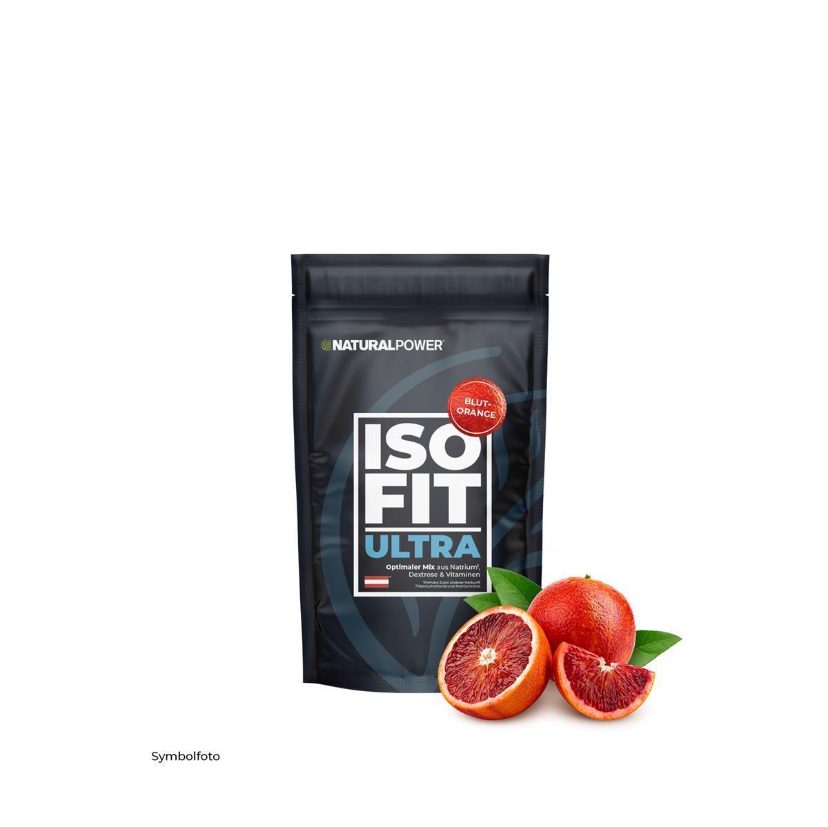 Natural Power Iso Fit Ultra 400g Proszek Malina DDM 08-2026