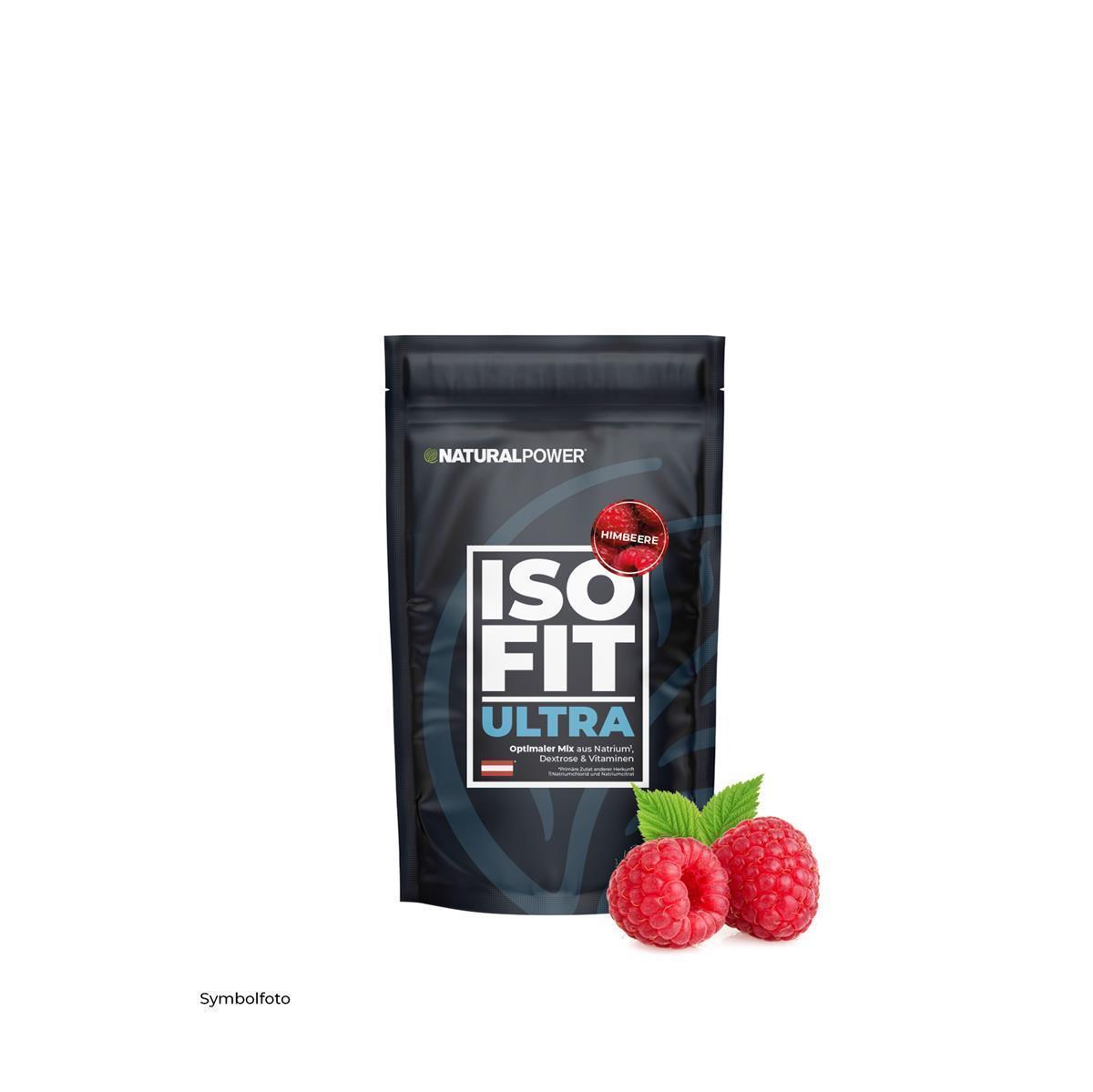 Natural Power Iso Fit Ultra 400g Proszek Malina DDM 08-2026