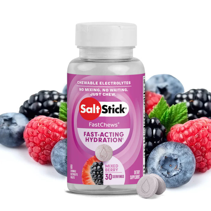 Salt Stick Fastchews Tabletki do żucia z elektrolitami, puszka 60 szt.