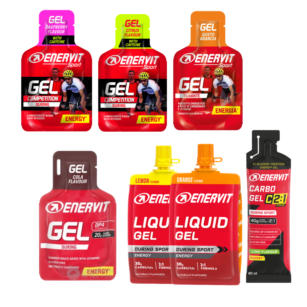 Enervit Sport Gel zestaw 7 smaków