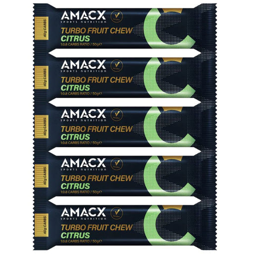 AMACX Turbo FRUIT žuvacia tyčinka Gumená tyčinka 5-balenie
