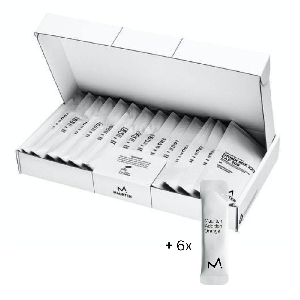 Maurten Drink Mix 320 CAF 100 83g Saszetka Pudełko 14 szt. + Pudełko Degustacyjne gratis