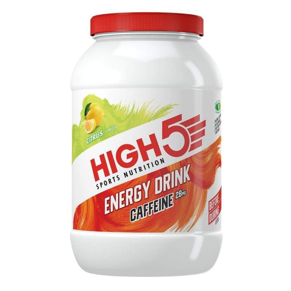 High5 Energy Source, puszka 2,2 kg, Citrus+ i kofeina, termin ważności 10-2026