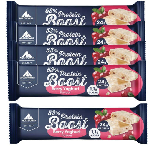 Multipower 53% Protein Boost Bar Tyčinka, 5 kusov v balení