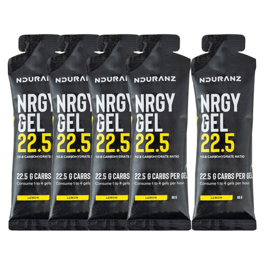 Nduranz Nrgy Gel 22,5 - 5er Pack Lemon MHD 01-2027
