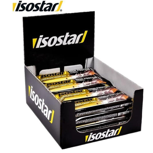 Isostar High Protein Chocolate Crispy Bar Riegel 16er Box