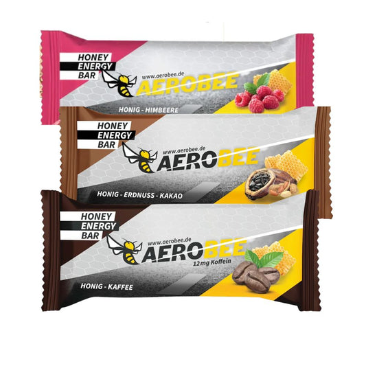 AEROBEE Zestaw testowy batonów energetycznych Honey