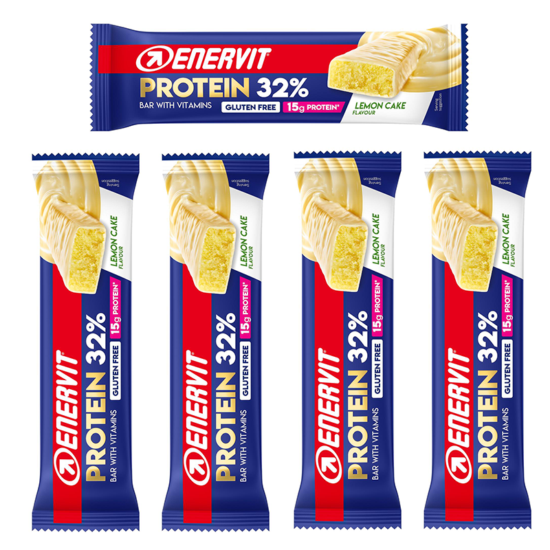 Enervit Protein 32% Baton Cytrynowy 48g, 5 szt.