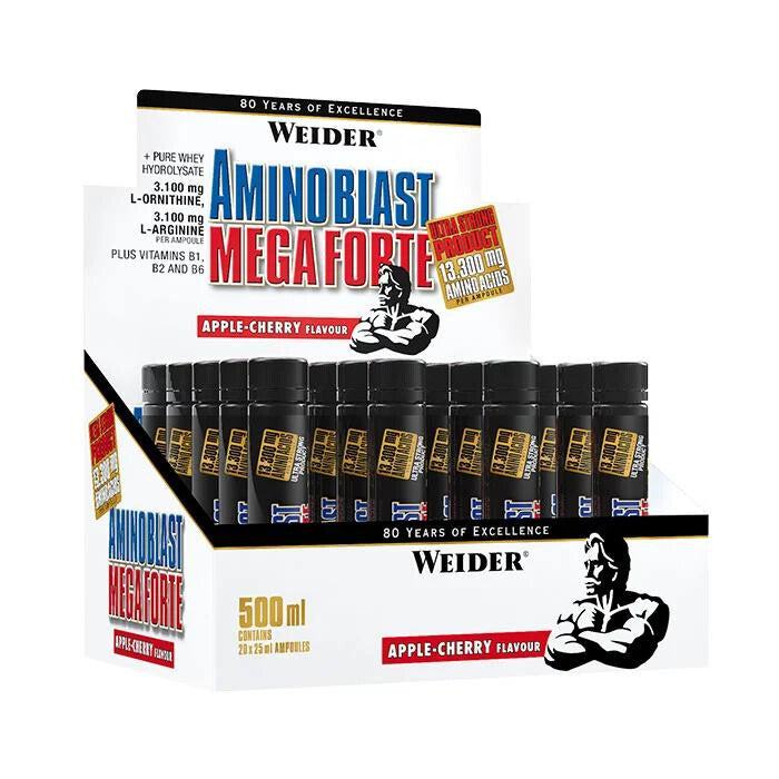 Weider Amino Blast Mega Forte ampułka do picia, 20 sztuk