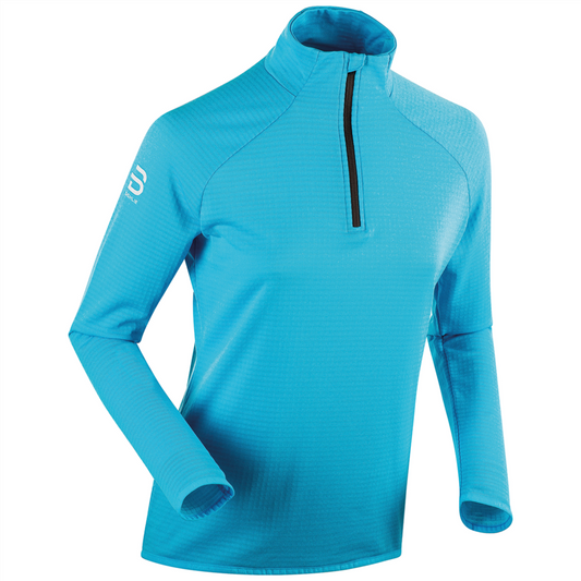 Daehlie Damski Half Zip Flex aquaris