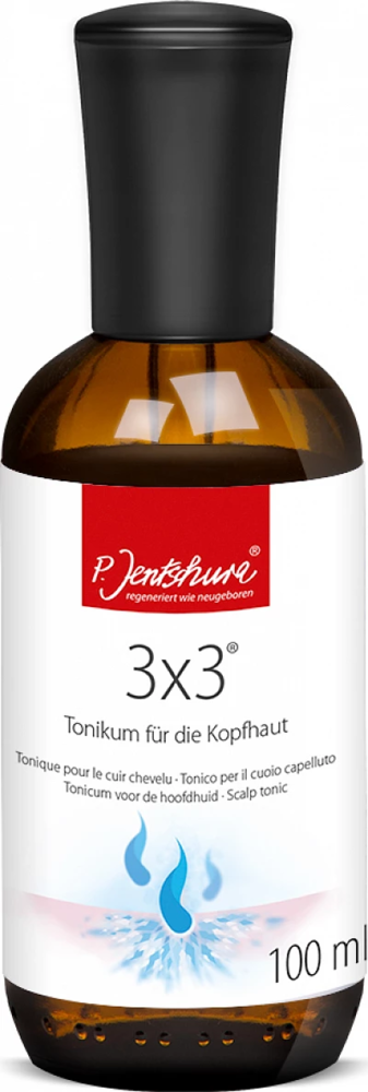 Jentschura 3x3 Tonik do skóry głowy Krople do włosów 100ml