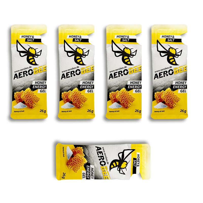 AEROBEE Żel energetyczny z miodem KLASYCZNY, 5 szt.