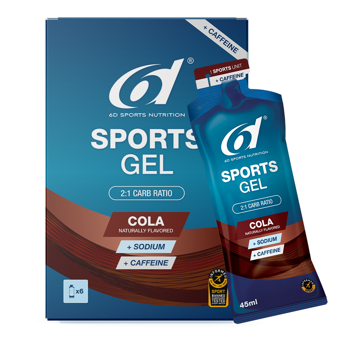 6d Sports Nutrition Sports Gel zestaw 6 sztuk